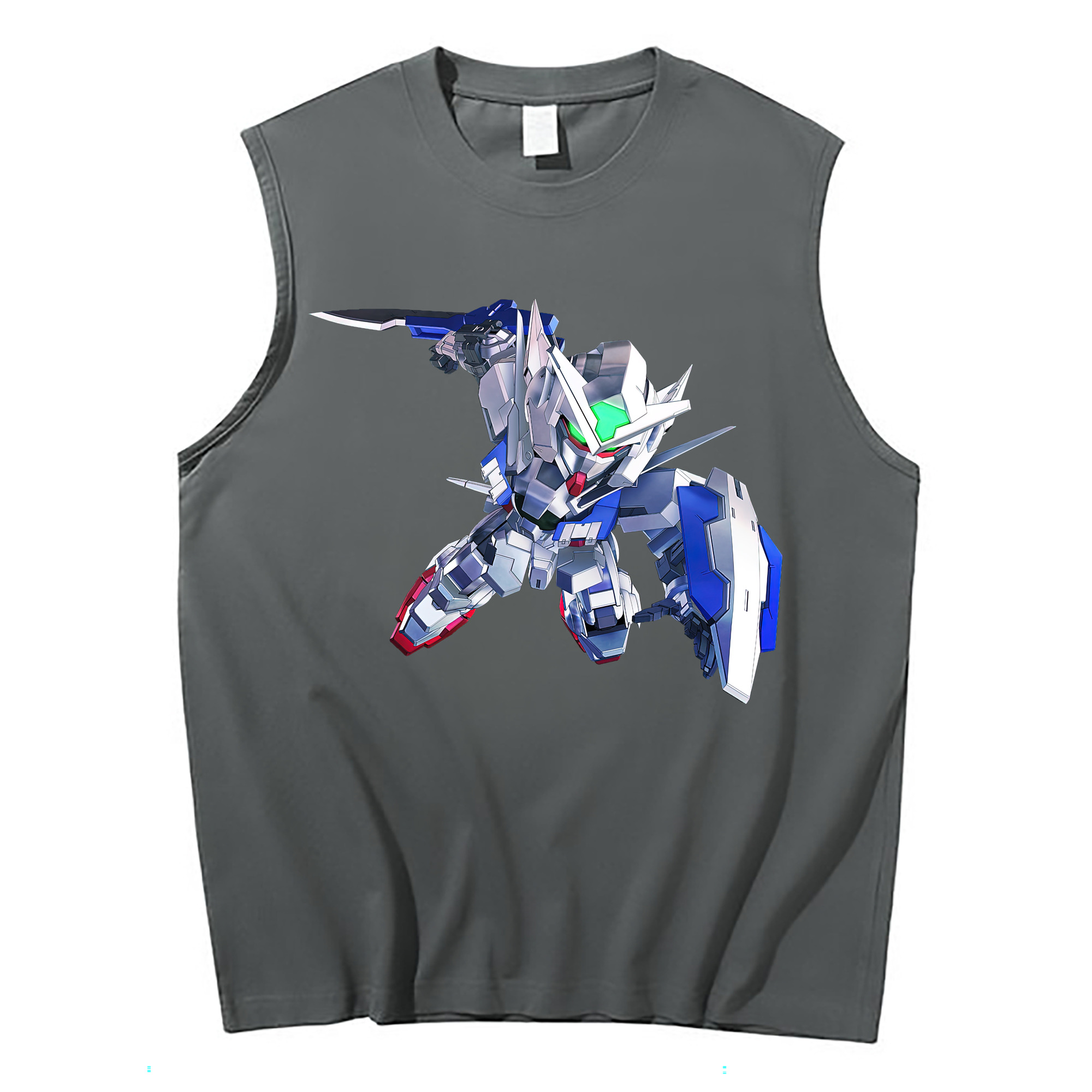 （画像用） 機動戦士ガンダム Mobile Suit Gundam コットン100％タンクトップ（フロントプリント）
